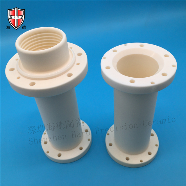 Alumina Ceramic Flange Pipe